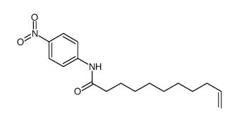 10-Undecenamide, N-(4-nitrophenyl)- Structure