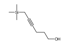 6-trimethylsilylhex-4-yn-1-ol Structure