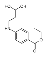 ethyl 4-(3,3-dihydroxypropylamino)benzoate结构式
