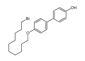 4-[4-(10-bromodecoxy)phenyl]phenol Structure