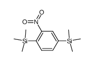 1,4-bis(trimethylsilyl)-2-nitrobenzene结构式