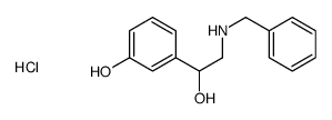 benzyl-[2-hydroxy-2-(3-hydroxyphenyl)ethyl]azanium,chloride Structure