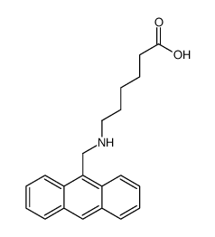 6-(anthracen-9-ylmethylamino)hexanoic acid结构式