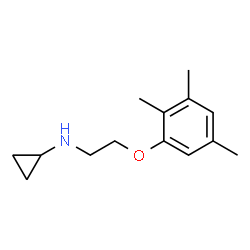 Cyclopropylamine, N-[2-(2,3,5-trimethylphenoxy)ethyl]- (8CI)结构式