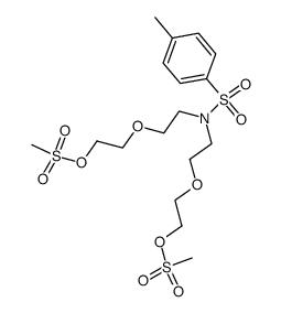 6-[(4-methylphenyl)sulfonyl]-3,9-dioxa-6-aza-1,11-undecanediol bis(methanesulfonate) Structure
