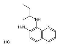 N8-(sec-butyl)quinoline-7,8-diamine hydrochloride Structure