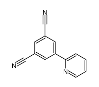 5-pyridin-2-ylbenzene-1,3-dicarbonitrile Structure