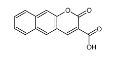 2H-benzo[g]chromen-2-one-3-carboxylic acid结构式