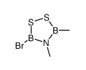 3-bromo-4,5-dimethyl-1,2,4,3,5-dithiazadiborolidine结构式