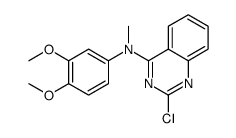 2-chloro-N-(3,4-dimethoxyphenyl)-N-methylquinazolin-4-amine Structure