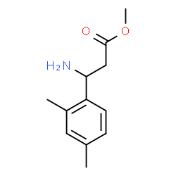 Benzenepropanoic acid, ba-amino-2,4-dimethyl-, methyl ester (9CI) structure