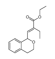 2-(1-Isochromanylmethylen)butansaeure-ethylester结构式