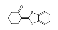 2-(1,3-benzodithiol-2-ylidene)cyclohexan-1-one Structure