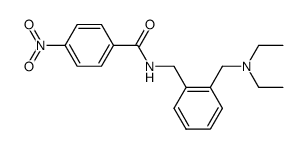 N,N-Diethyl-2-(p-nitrobenzamidomethyl)-benzylamine结构式