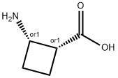 cis-2-Aminocyclobutane-1-carboxylic acid structure