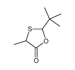 2-tert-butyl-4-methyl-1,3-oxathiolan-5-one Structure
