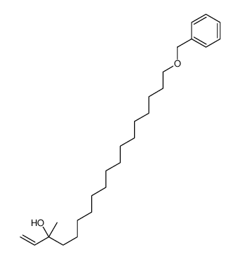 3-methyl-18-phenylmethoxyoctadec-1-en-3-ol结构式