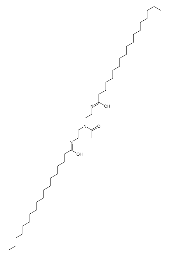 N,N'-[(acetylimino)diethane-1,2-diyl]distearamide Structure