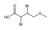 2,3-dibromo-4-methoxy-butyric acid Structure