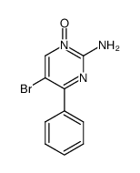 2-Amino-5-bromo-4-phenylpyrimidine 1-oxide structure