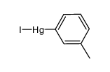 m-tolylmercury(II) iodide Structure
