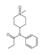 1-methyl-4-(N-phenylpropionamido)piperidine 1-oxide Structure