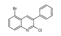 5-bromo-2-chloro-3-phenylquinoline Structure