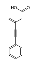 3-methylidene-5-phenylpent-4-ynoic acid结构式