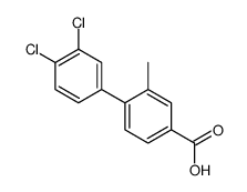4-(3,4-dichlorophenyl)-3-methylbenzoic acid Structure