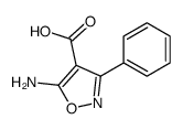 4-Isoxazolecarboxylicacid,5-amino-3-phenyl-(6CI,9CI)结构式