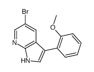 5-Bromo-3-(2-methoxyphenyl)-1H-pyrrolo[2,3-b]pyridine Structure