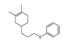 3-(3,4-dimethylcyclohex-3-en-1-yl)propylsulfanylbenzene Structure