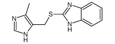 2-[(5-methyl-1H-imidazol-4-yl)methylsulfanyl]-1H-benzimidazole Structure