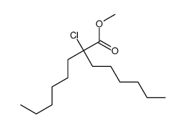 methyl 2-chloro-2-hexyloctanoate Structure