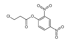 (2,4-dinitrophenyl) 3-chloropropanoate Structure