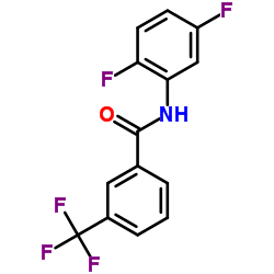 N-(2,5-Difluorophenyl)-3-(trifluoromethyl)benzamide结构式