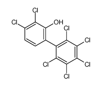 2,3-dichloro-6-(2,3,4,5,6-pentachlorophenyl)phenol Structure