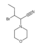 3-Bromo-2-morpholin-4-yl-pentanenitrile Structure