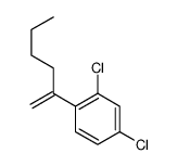 2,4-dichloro-1-hex-1-en-2-ylbenzene Structure