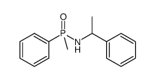 P-methyl-P-phenyl-N-(1-phenylethyl)phosphinic amide结构式