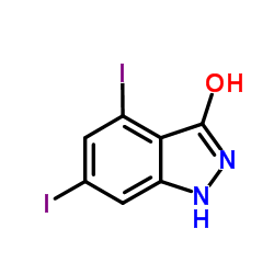 4,6-Diiodo-1,2-dihydro-3H-indazol-3-one structure