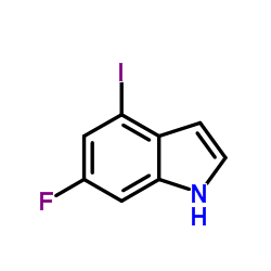 6-Fluoro-4-iodo-1H-indole Structure