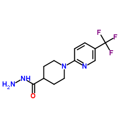 5'-TRIFLUOROMETHYL-3,4,5,6-TETRAHYDRO-2 H-[1,2']BIPYRIDINYL-4-CARBOXYLIC ACID HYDRAZIDE structure