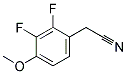 2-(2,3-Difluoro-4-methoxyphenyl)acetonitrile Structure