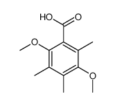 2,5-dimethoxy-3,4,6-trimethylbenzoic acid结构式