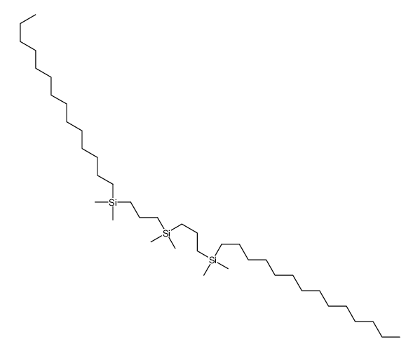 bis[3-[dimethyl(tetradecyl)silyl]propyl]-dimethylsilane Structure