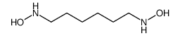 N-[6-(hydroxyamino)hexyl]hydroxylamine结构式