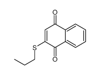 2-propylsulfanylnaphthalene-1,4-dione结构式