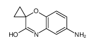 6-aminospiro[4H-1,4-benzoxazine-2,1'-cyclopropane]-3-one结构式