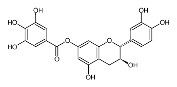 7-O-galloyl-(+)-catechin结构式